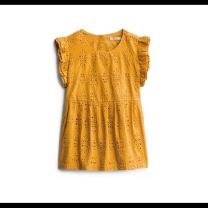 Pale sky-Mustard Top